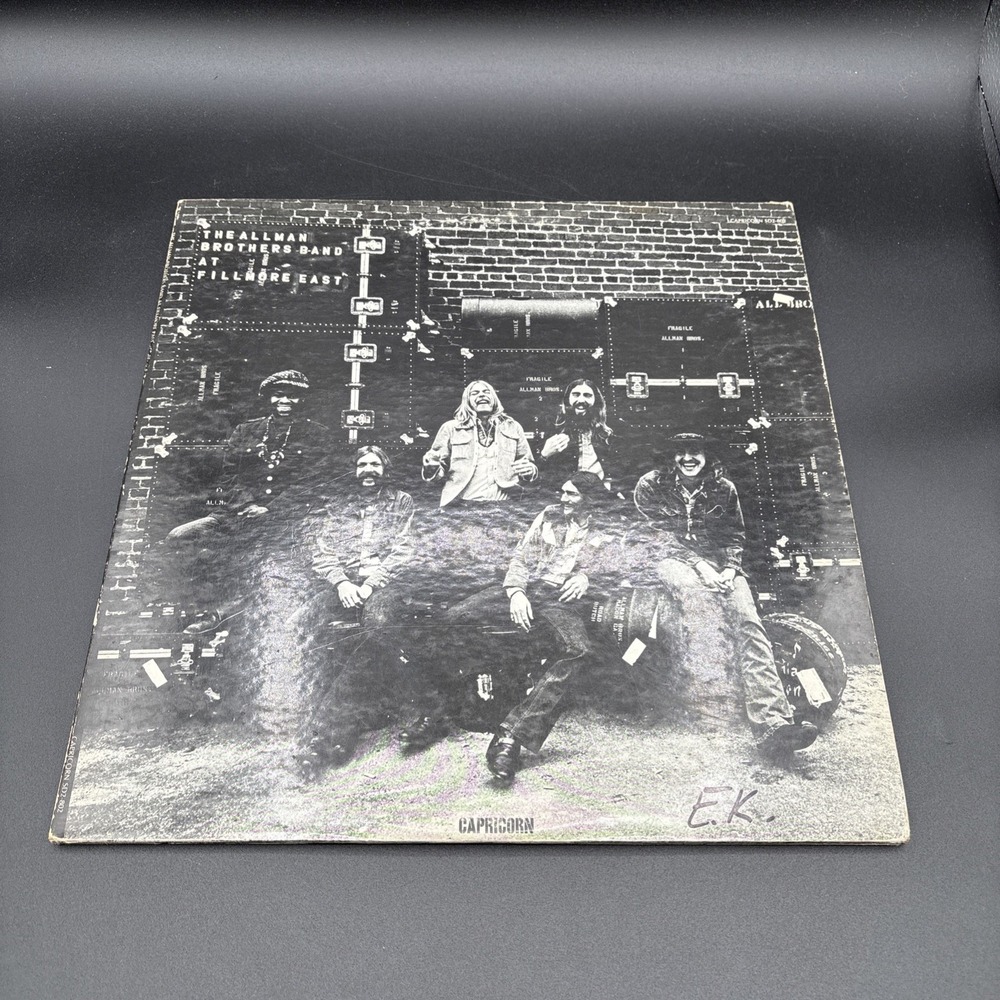 THE ALLMAN BROTHERS BAND Live At Fillmore East CAPRICORN RECORDS Pink Labels OG